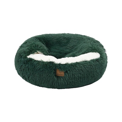 Charlie's Snookie Hooded Pet Bed in Faux Fur