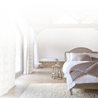 Snuggledown Hungarian White Goose Feather and Down Quilt on bed