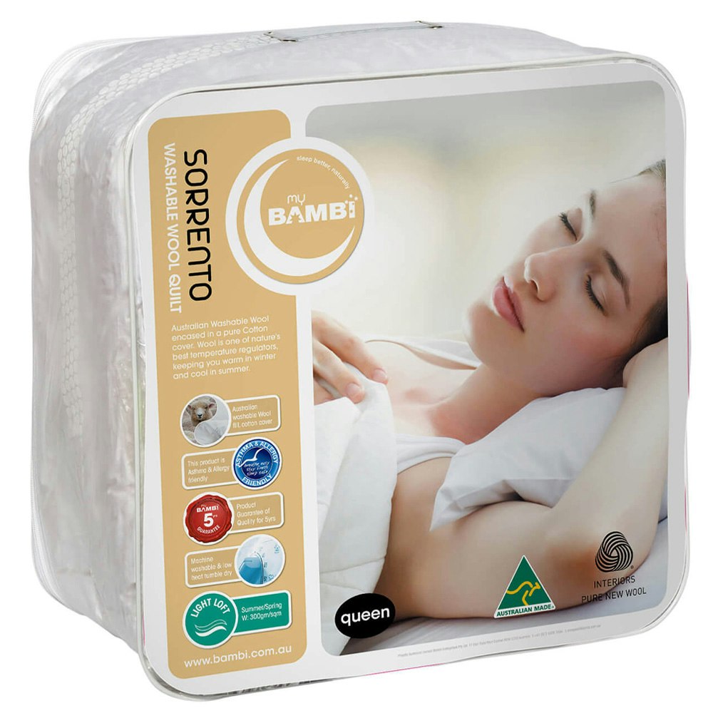 Bambi Sorrento Washable Wool Quilt