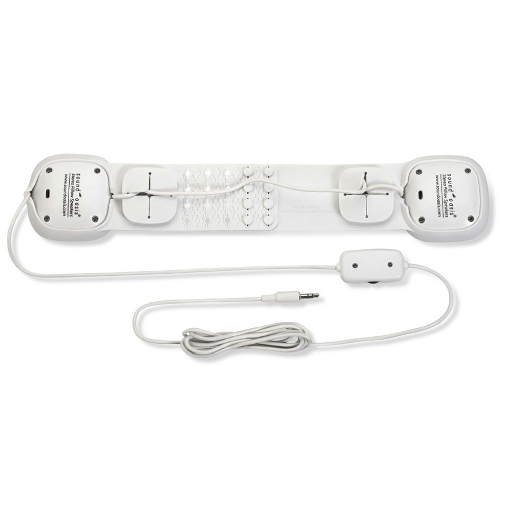 Sound Oasis Sleep Therapy Pillow Speaker with Holder