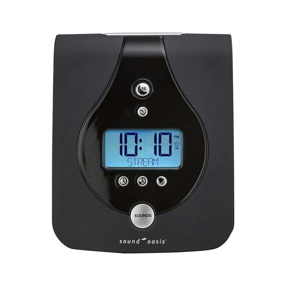Sound Oasis S-680 Advanced Sleep Sound Therapy System Front with Alarm