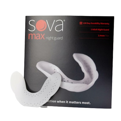 Sova Max Dental Teeth Grinding Mouth Guard Packaging