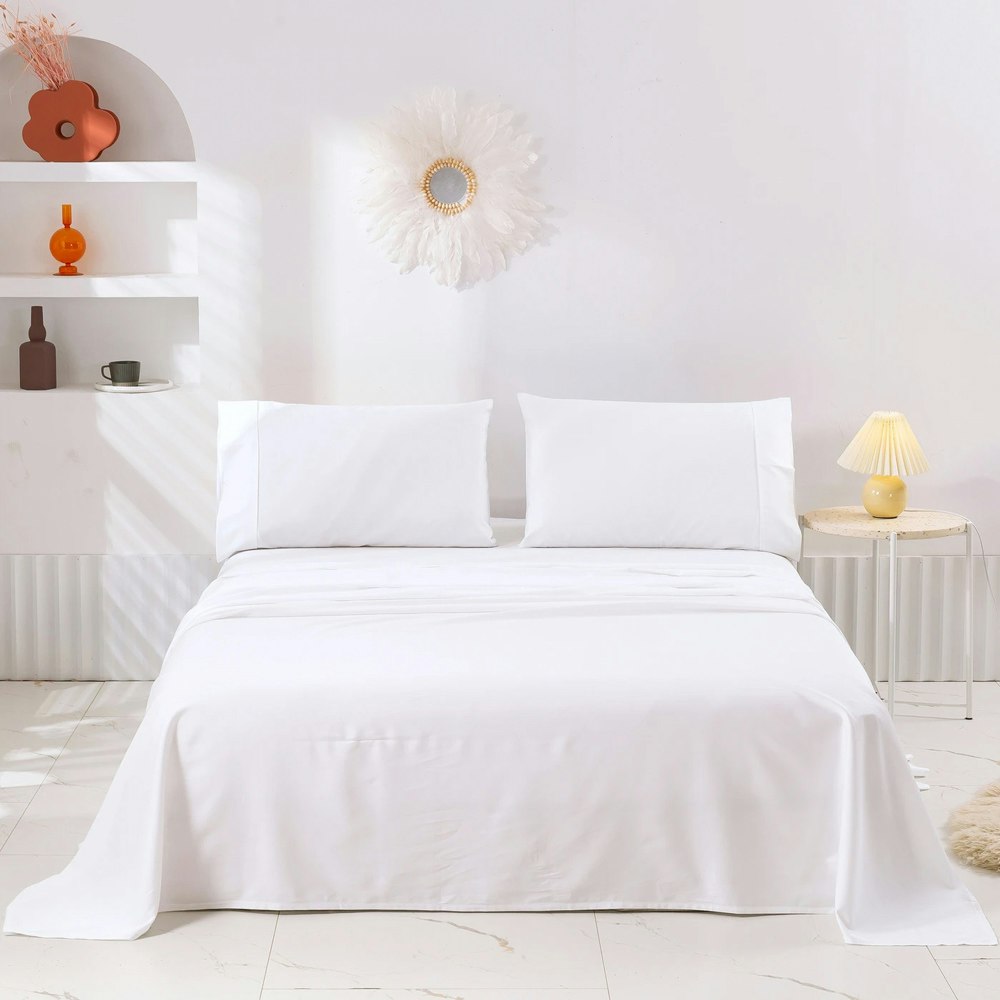 Serene 400TC Bamboo Cotton Blend Sateen Sheet Set