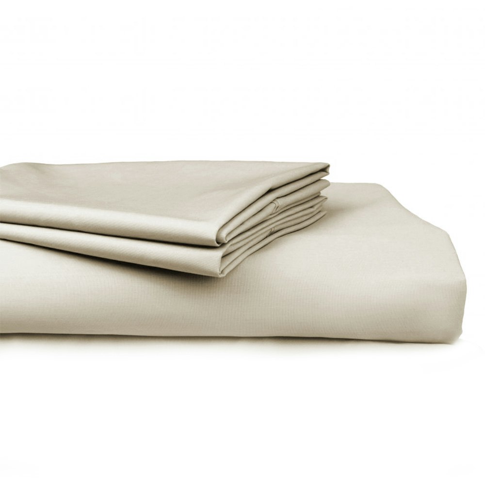Algodon 300 Thread Count Percale Cotton Combo Sheet Set stone