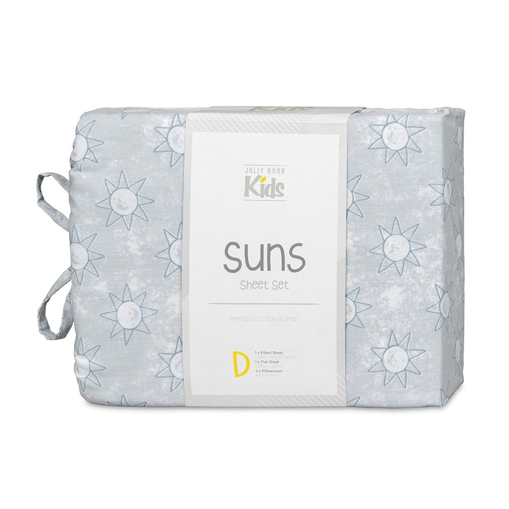 Jelly Bean Kids Suns Printed Sheet Set Blue Packaging