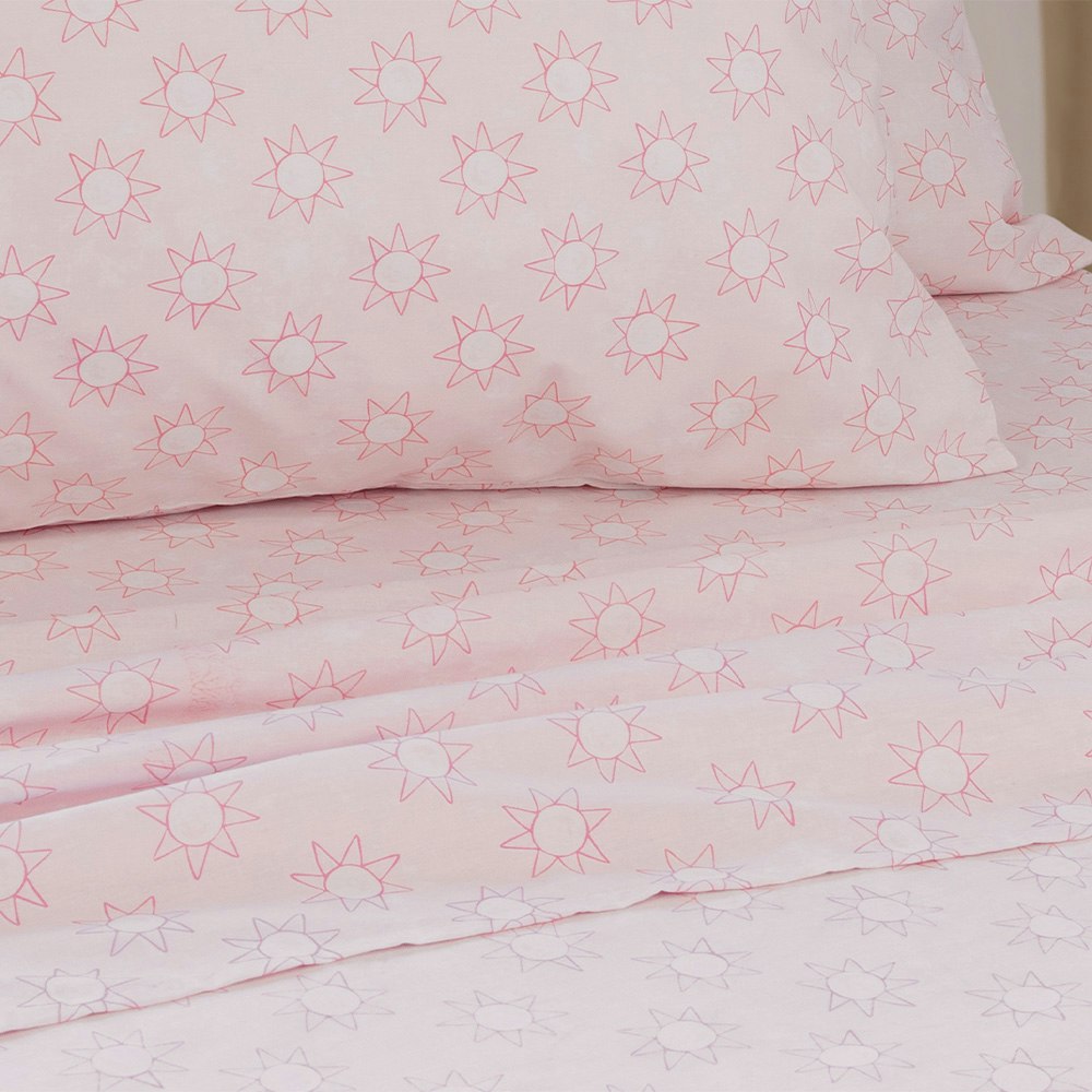 Jelly Bean Kids Suns Printed Sheet Set Pink 2