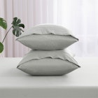 Dreamaker Superfine Washed Microfibre Combo Fitted Sheet Set Dove Grey