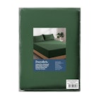 Dreamaker Superfine Washed Microfibre Combo Fitted Sheet Set Hunter Green