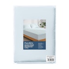 Dreamaker Superfine Washed Microfibre Combo Fitted Sheet Set Ice Blue