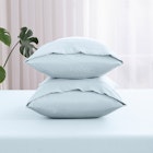 Dreamaker Superfine Washed Microfibre Combo Fitted Sheet Set Ice Blue