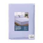 Dreamaker Superfine Washed Microfibre Combo Fitted Sheet Set Lilac