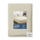 Dreamaker Superfine Washed Microfibre Combo Fitted Sheet Set Natural