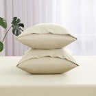 Dreamaker Superfine Washed Microfibre Combo Fitted Sheet Set Natural