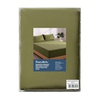 Dreamaker Superfine Washed Microfibre Combo Fitted Sheet Set Olive