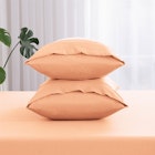 Dreamaker Superfine Washed Microfibre Combo Fitted Sheet Set Peach