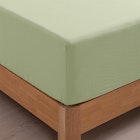 Dreamaker Superfine Washed Microfibre Combo Fitted Sheet Set Sage Green