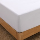 Dreamaker Superfine Washed Microfibre Combo Fitted Sheet Set White