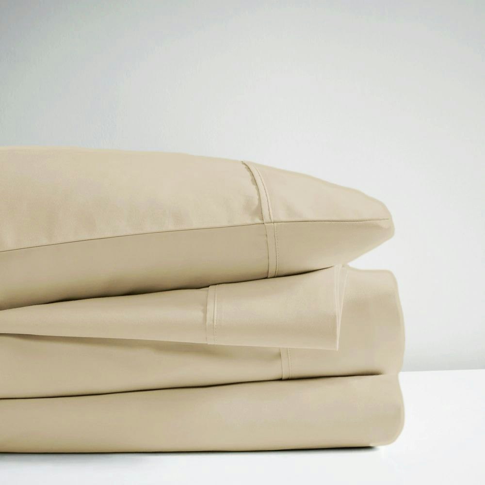 Renee Taylor Tencel Lyocell Fibre and Cotton Sheet Set Bone 2