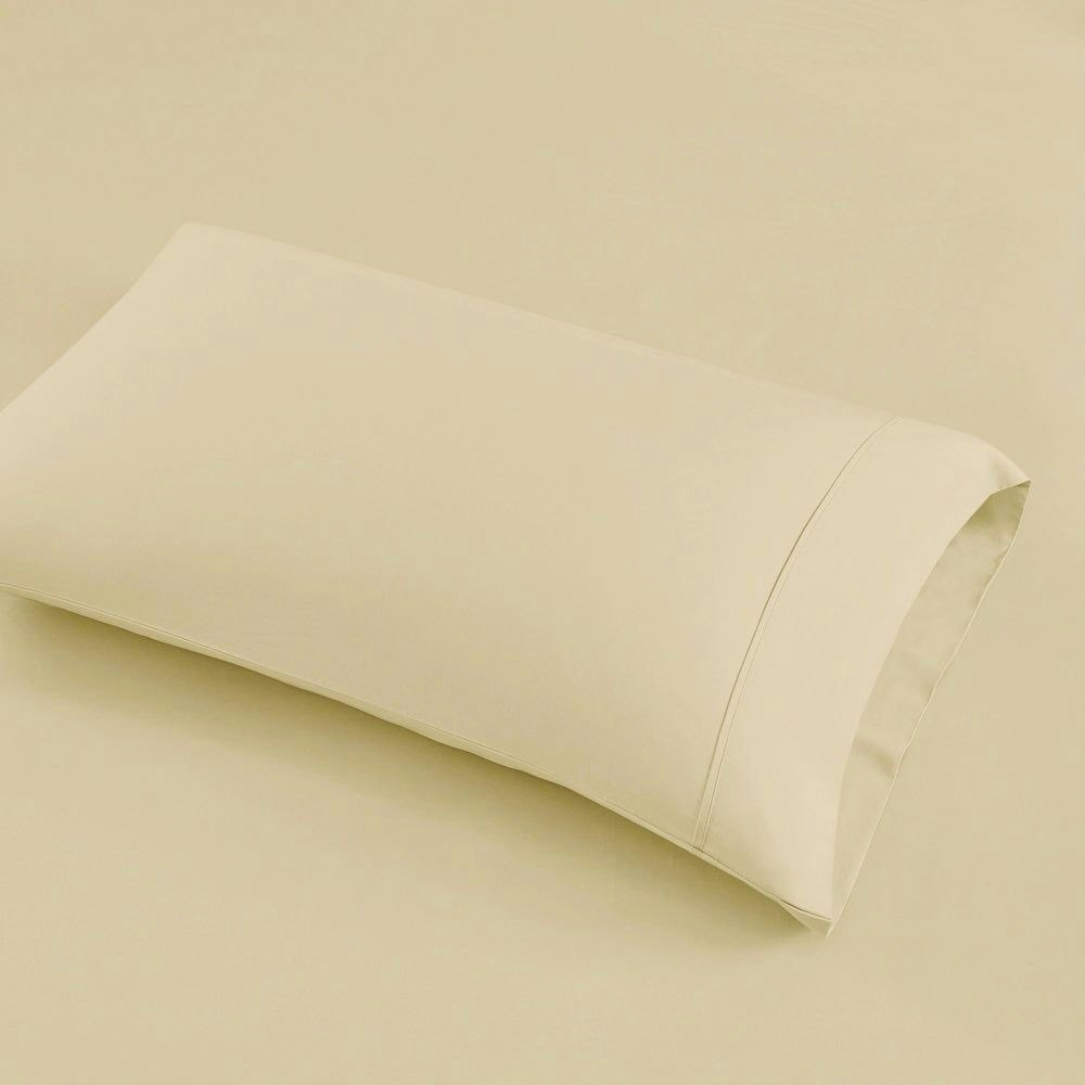 Renee Taylor Tencel Lyocell Fibre and Cotton Quilt Cover Set Bone Pillowcase