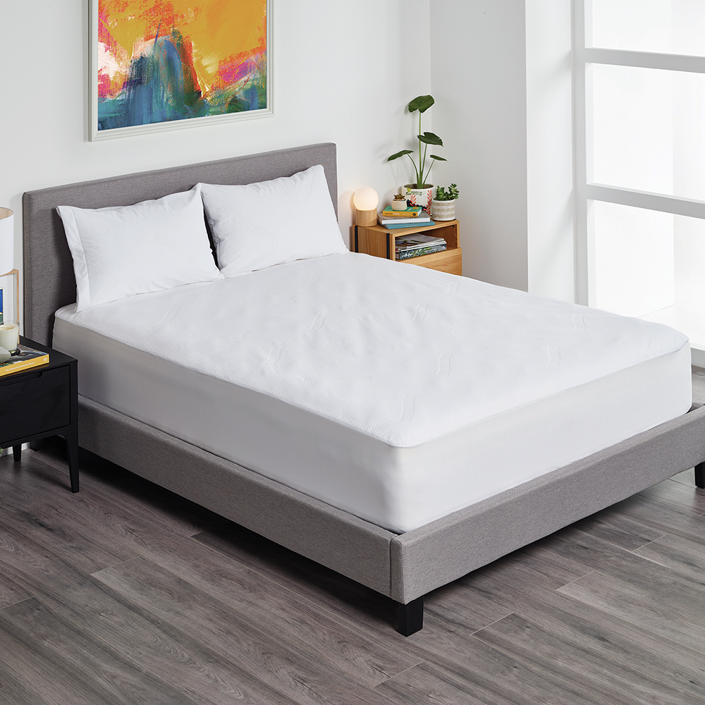Protect A Bed Tencel Signature Jacquard Fitted Waterproof Mattress Protector