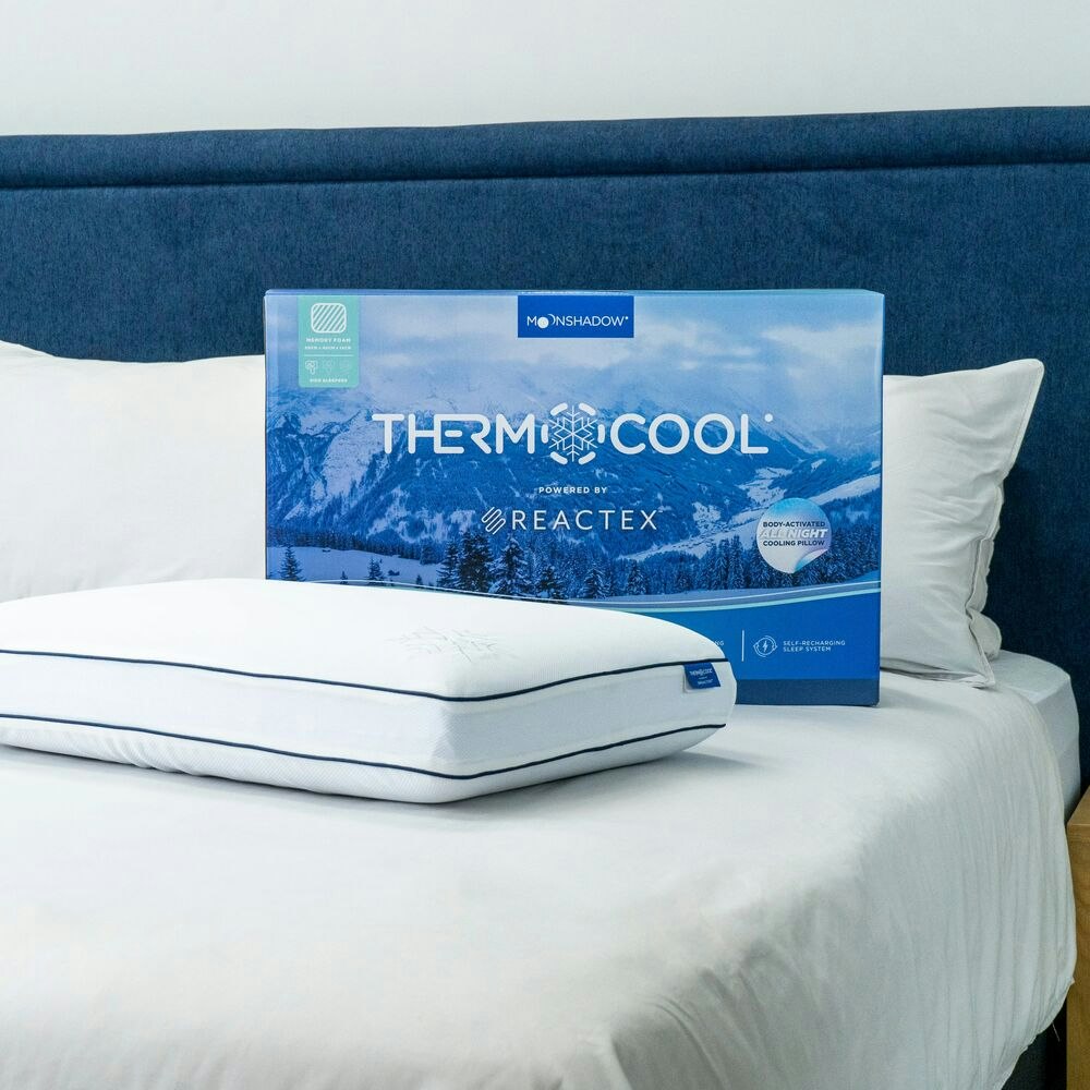 Moonshadow Thermocool Side Sleeper Memory Foam Pillow 4