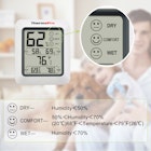 ThermoPro Digtal Thermometer and Humidity Level Hygrometer Face Icons