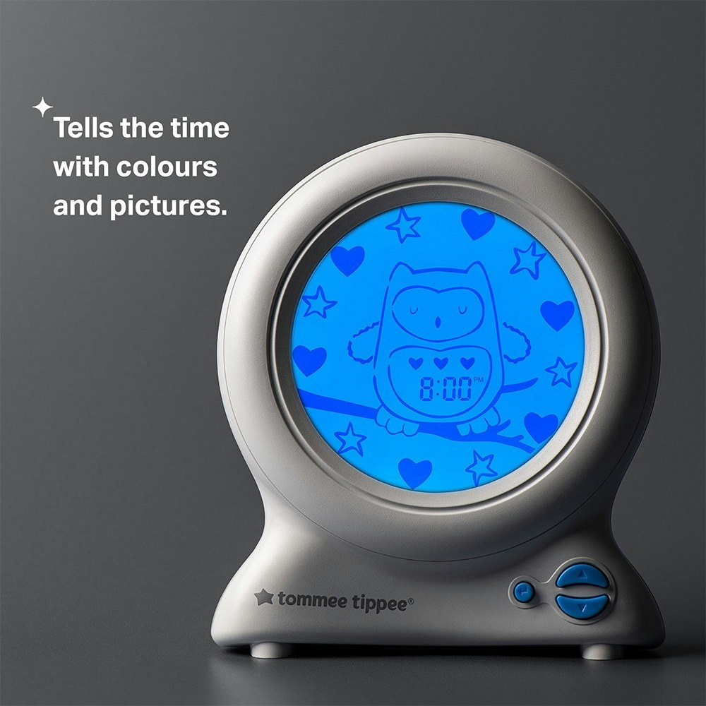Tells the time with colours and pictures