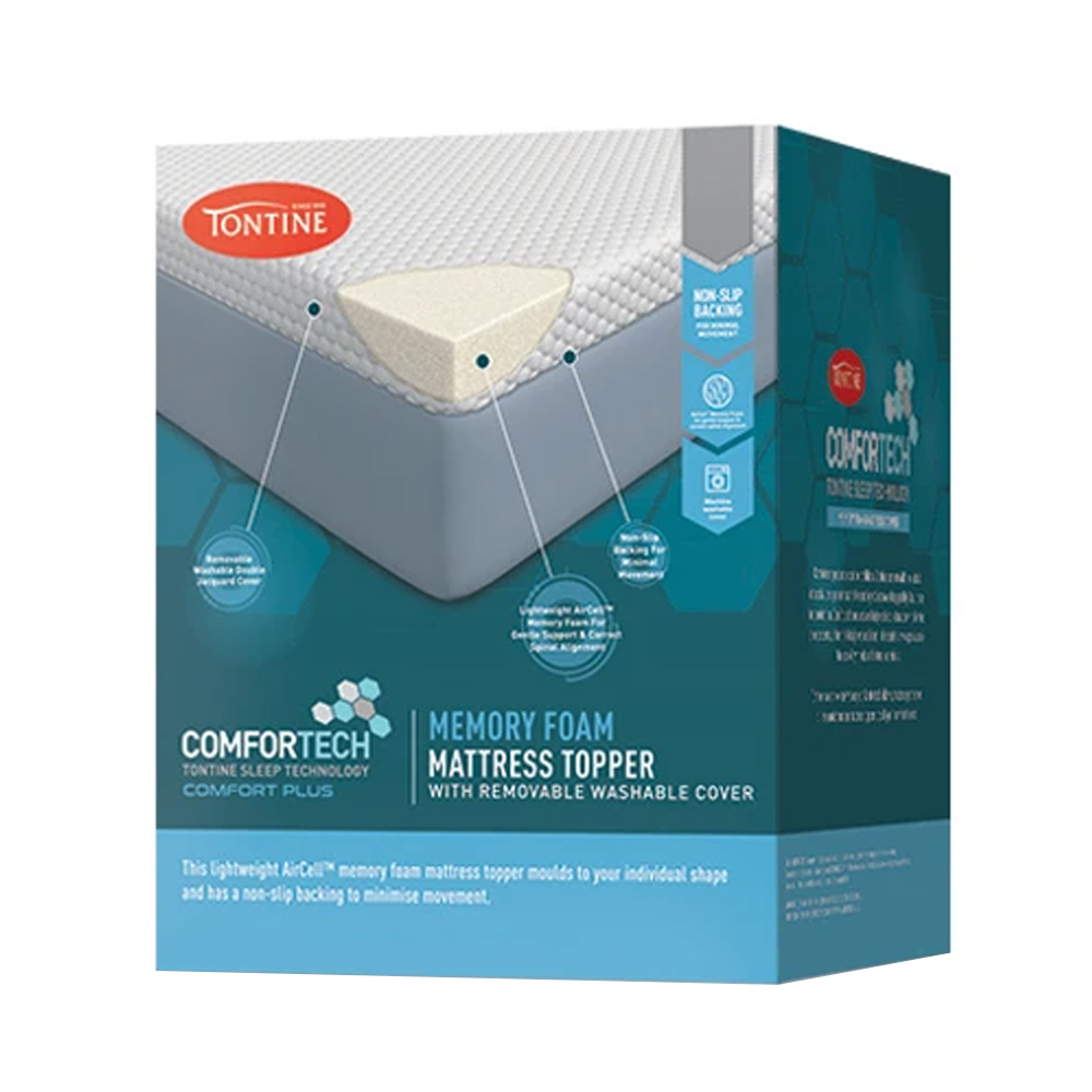 Tontine comfortech deals memory foam topper