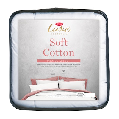 Tontine Luxe Cotton Pillow and Mattress Protector Set