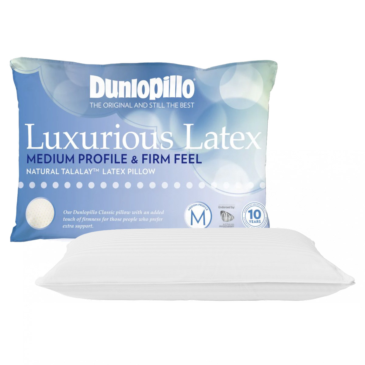 Dunlopillo luxurious hot sale latex pillow