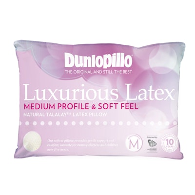 Dunlopillo Luxurious Latex Pillow Medium Profile and Soft Feel