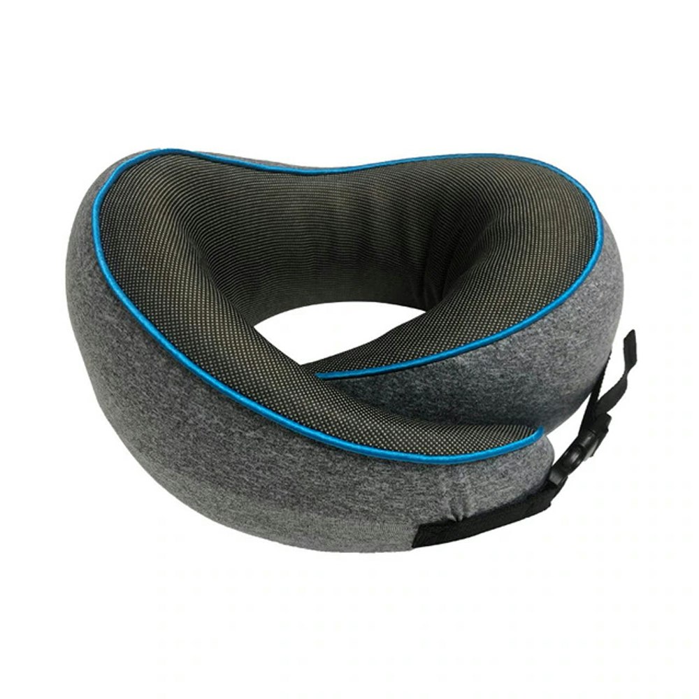 Head Support Cushion - Grey Padded Winged Neck Pillow with