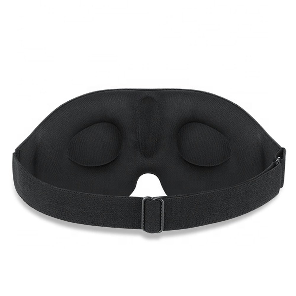 Travel Easy Black Memory Foam Contoured Sleep Mask Comfort