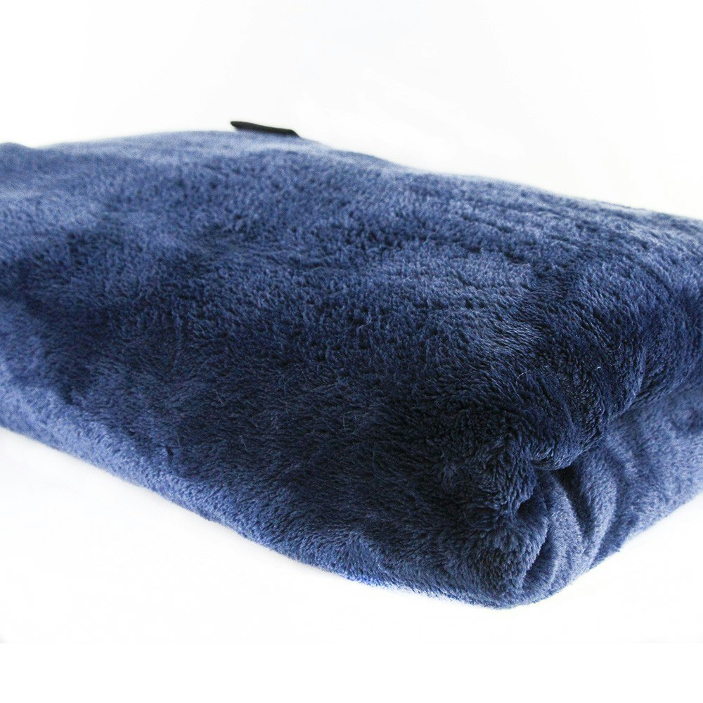 Travelrest Wrap 4 in 1 Travel Blanket Navy Up Close
