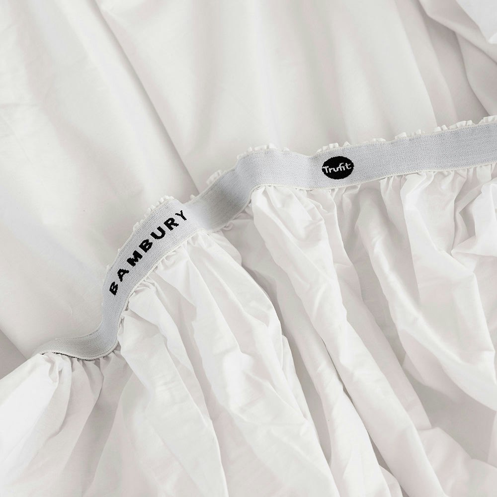 Bambury 250 Thread Count Tru Fit Sheet Set White 2