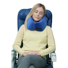 Travelrest Nest Ultimate Neck Memory Foam Travel Pillow  Trying it Blue