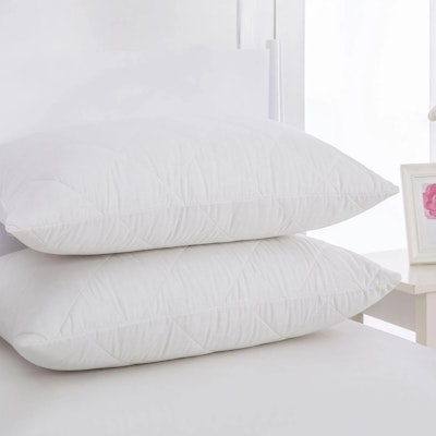 Cotton Cover Pillow Protector Protector Twin Pack