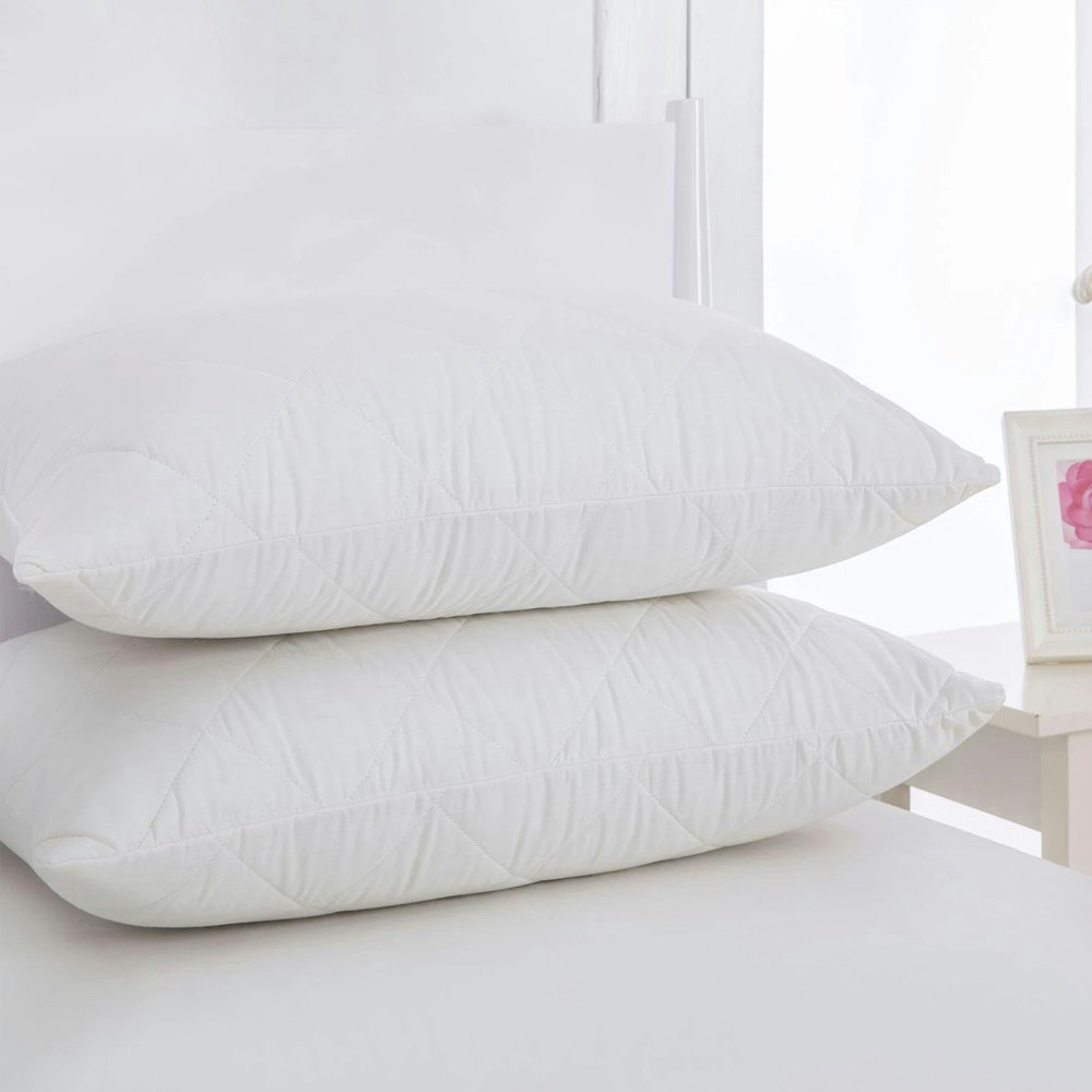Cotton Cover Pillow Protector Protector Twin Pack
