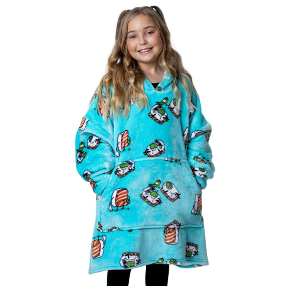UGGOWEAR Giant Hoodie Wassup'b Teal Thumbnail