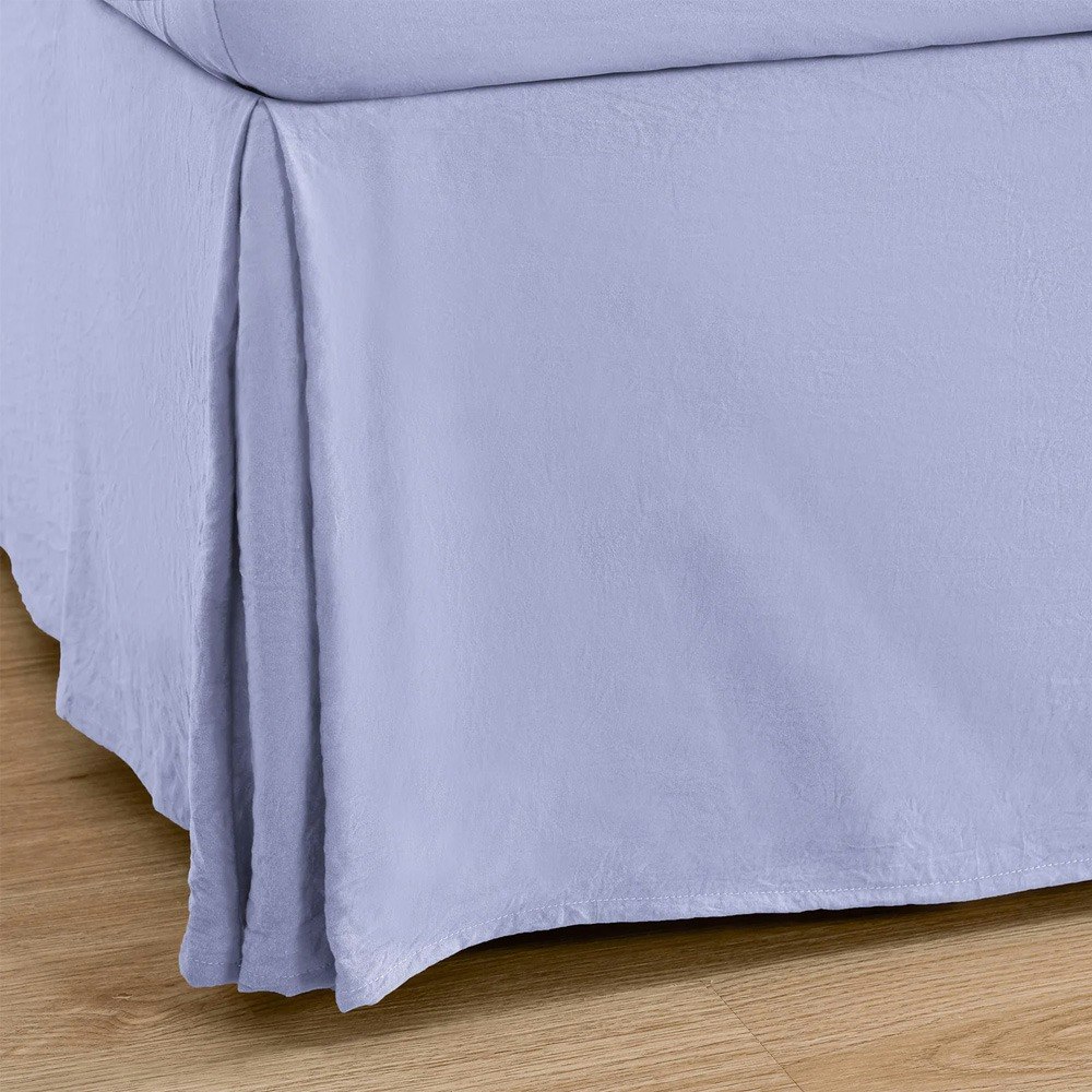 Dreamaker Superfine Washed Microfibre Pleated Valance Lilac
