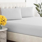 Renee Taylor 300 Thread Count 100% Organic Cotton Fitted and Pillow Case Set
