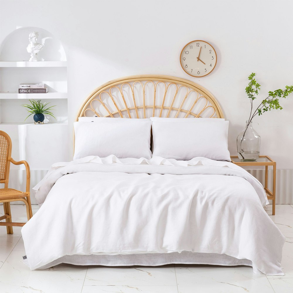 Natural Home Vintaged Hemp Quilt Cover Set