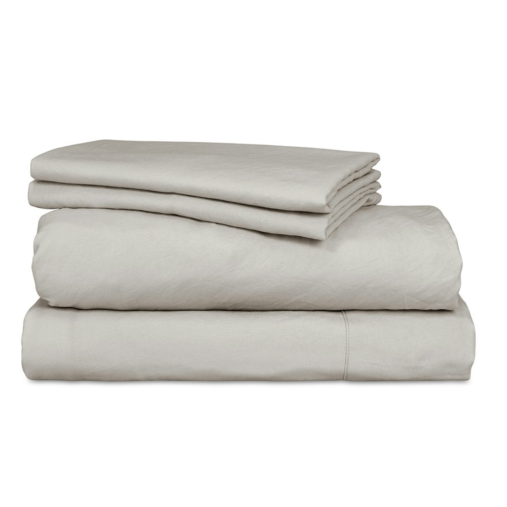 Ardor Boudoir Vintage Washed Sheet Set Grey 2