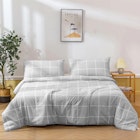Dreamaker 225TC Cotton Washed Comforter Set