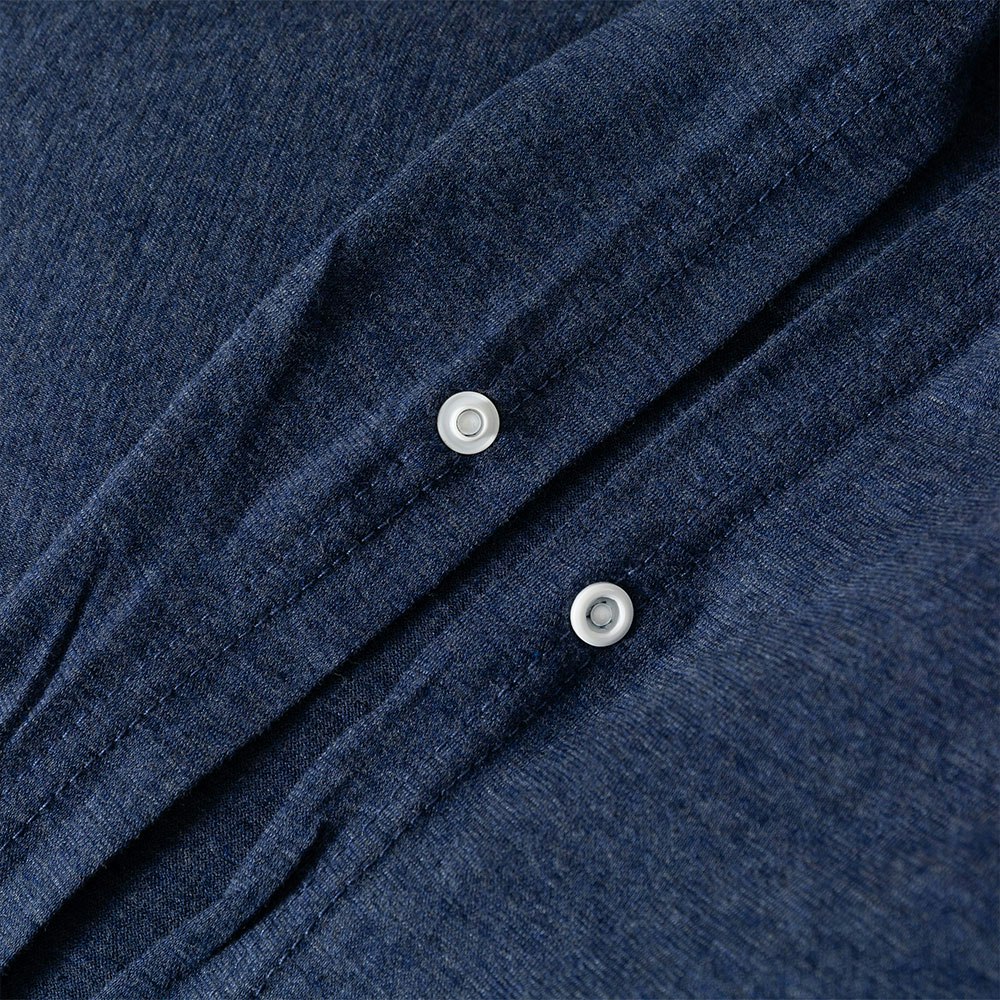 Dreamaker Washed Navy Cotton Jersey Quilt Cover Set 5