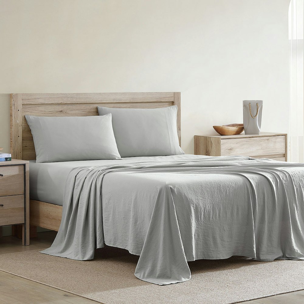 Ardor Boudoir Soft Touch Waterproof Sheet Set Silver