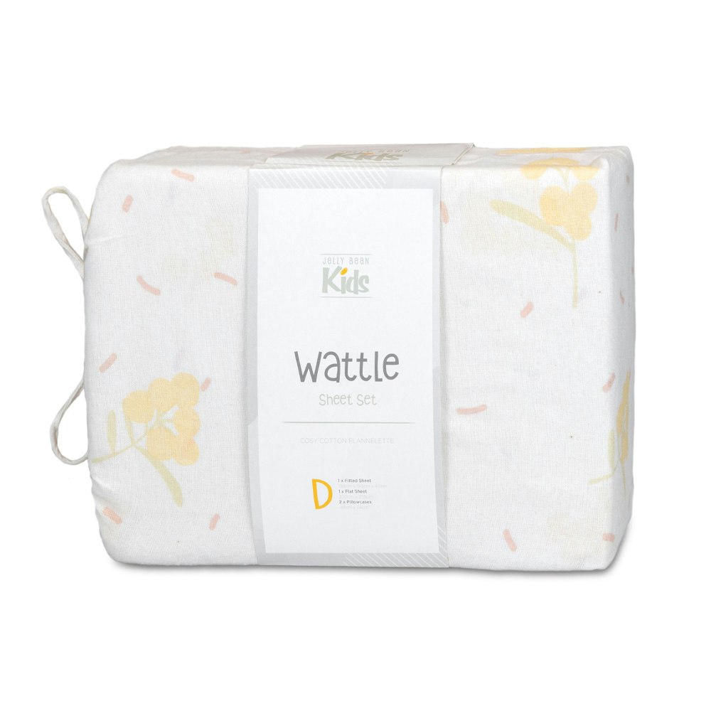 Jelly Bean Kids Wattle Printed Sheet Set Packaging