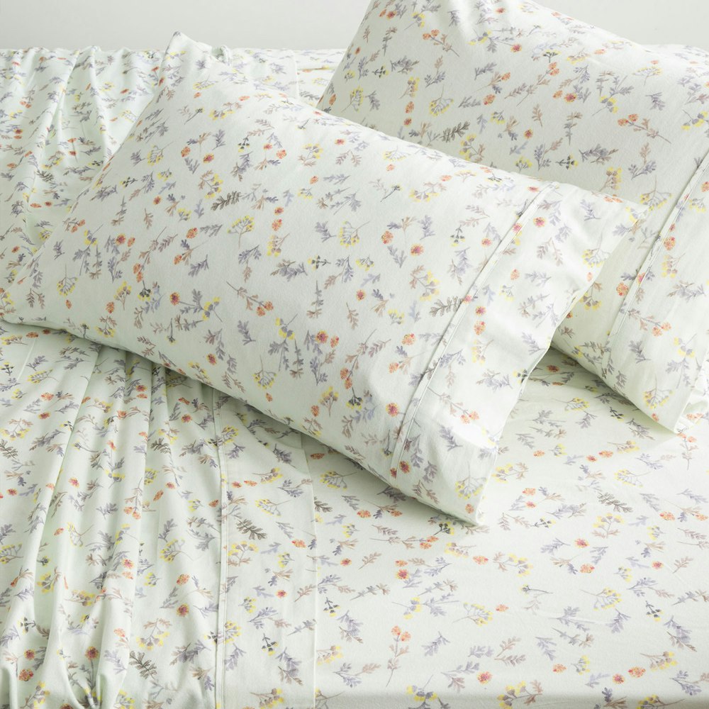 Park Avenue Wattle 175 GSM Egyptian Cotton Flannelette Sheet Set