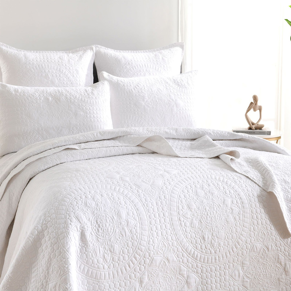 Renee Taylor Asher Jacquard Coverlet Set