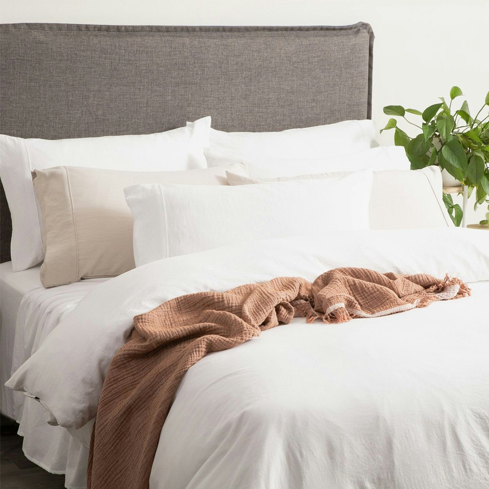 Ddecor Home Ultra Plush Vintage Washed Microfiber Quilt Cover Set